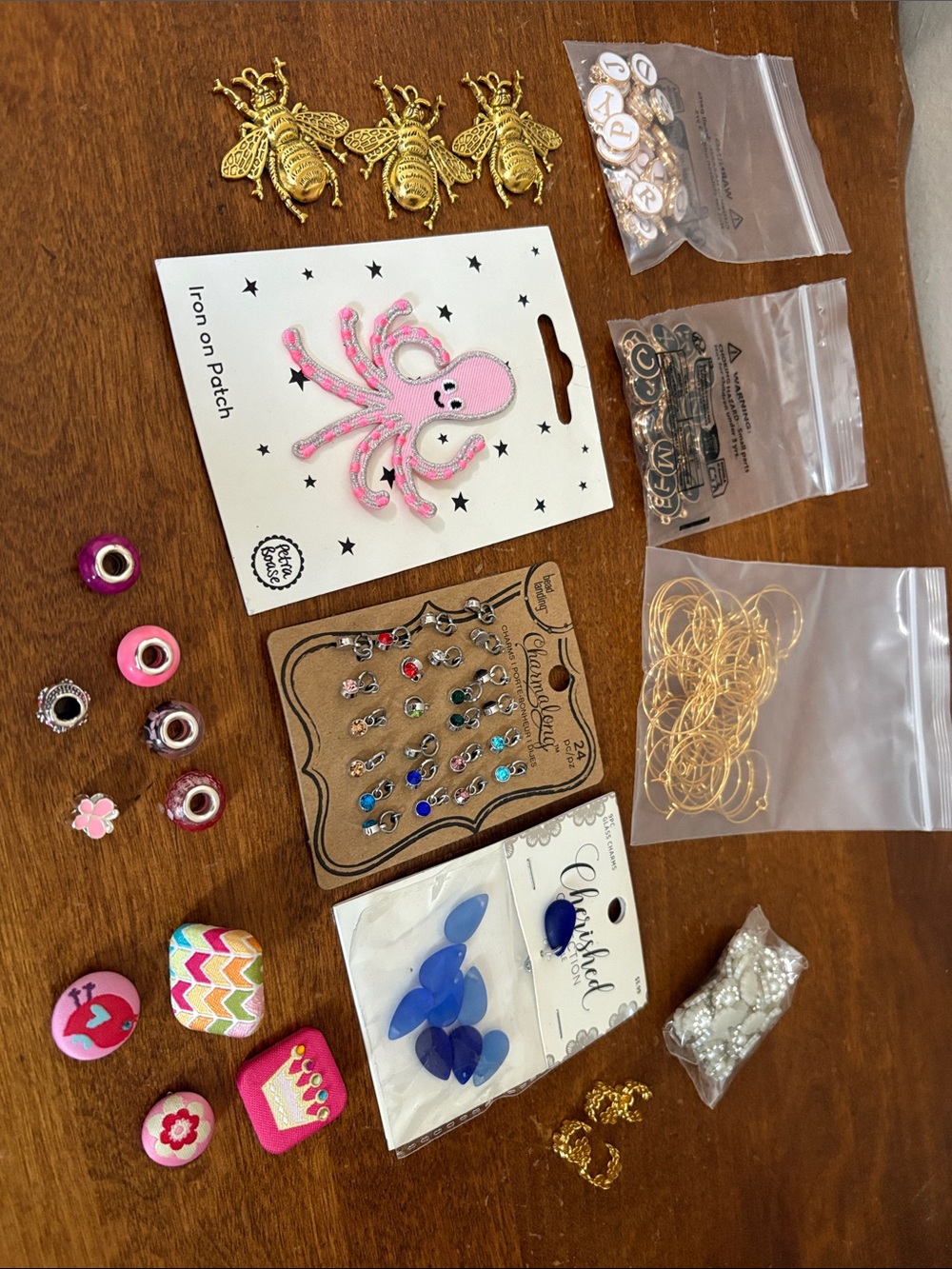 Assorted Pink Octopus & Blue Accent Jewelry Kit - Women's Fashion Mix
